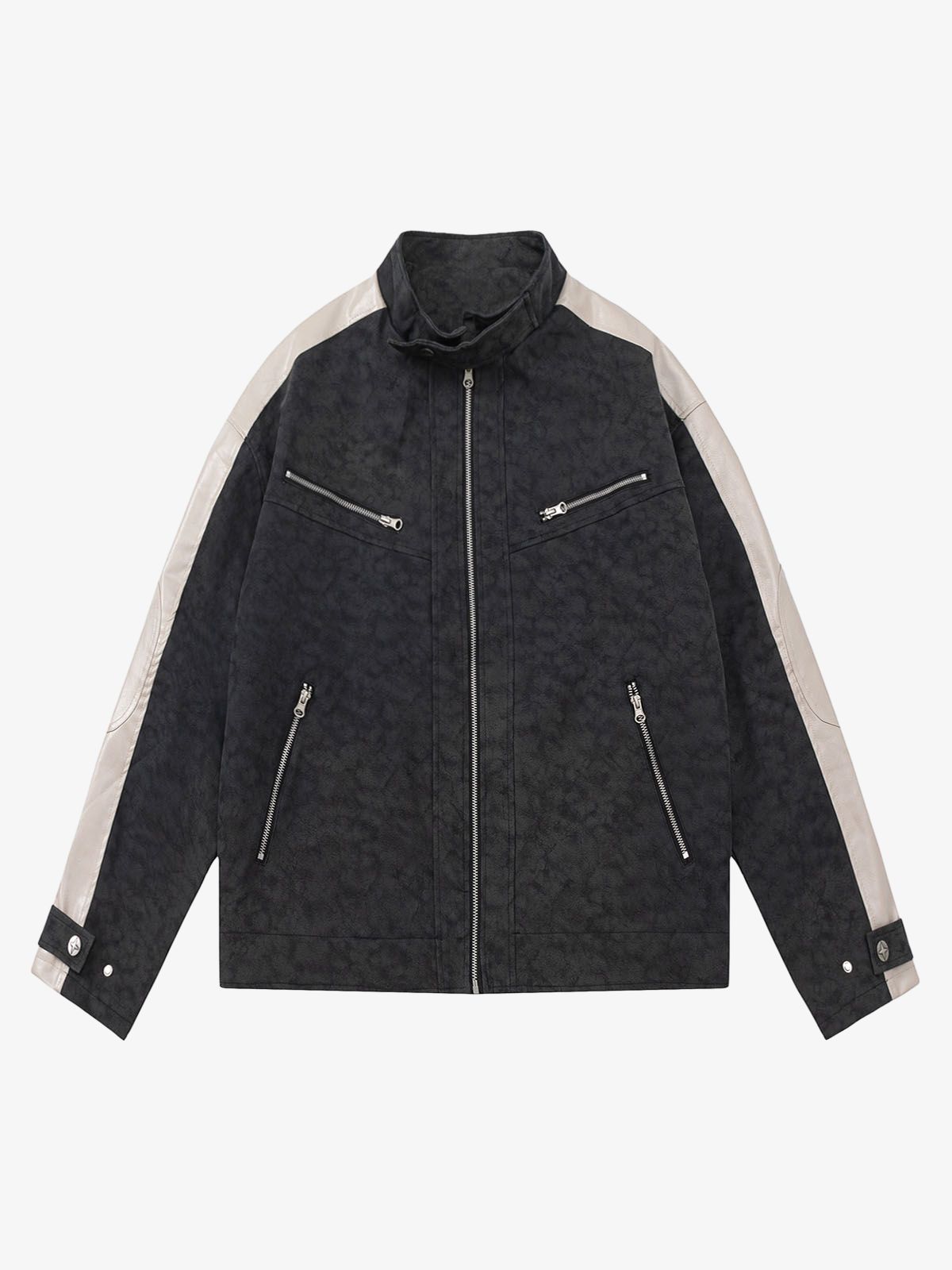 Matte PU Moto Leather Jacket