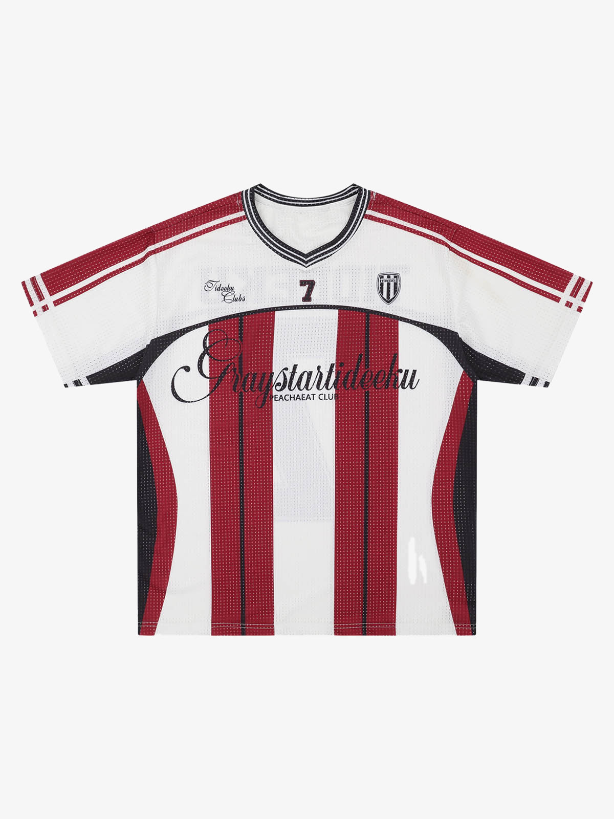 Stylish Striped Sports Jersey T-Shirt