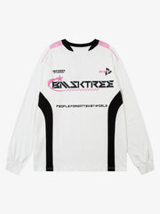 Thesupermade Racing Oversized Long Sleeve T-shirt