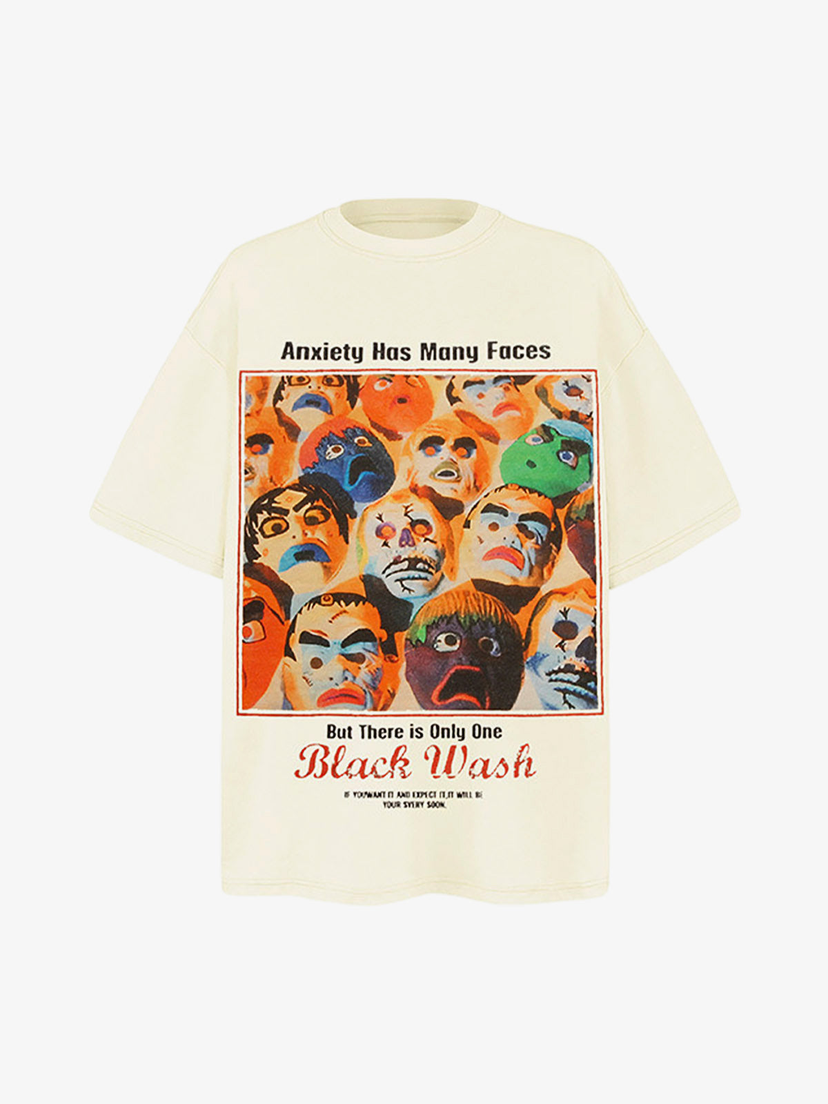 Protrait Graffiti Crew Neck T-Shirt
