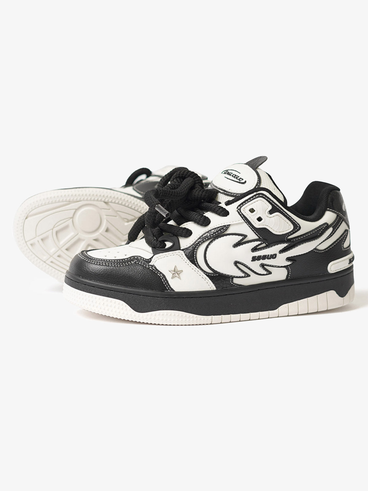 Contrast Color Star Chucky Sneakers