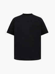 Retro Motorcycle Pleated Patch T-shirt