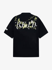 Floral Embroidered Oversized Short Sleeve T-Shirt