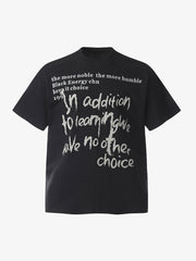 Fun Phantom Letter Print T-shirt