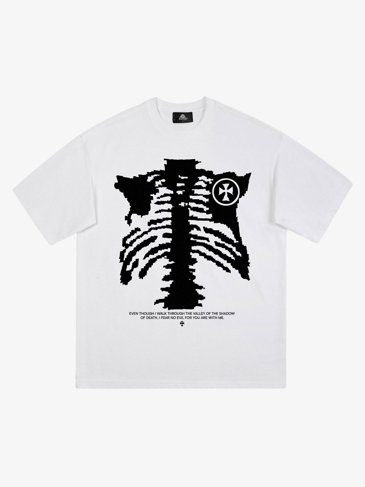 Thesupermade Skull Print T-shirt