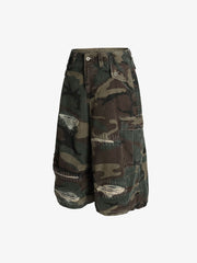 Street Camouflage Cargo Shorts