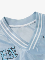 NO.90 Jersey V-Neck T-Shirt