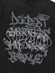 Thesupermade Fun Alphabet Print T-Shirt