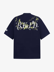Floral Embroidered Oversized Short Sleeve T-Shirt