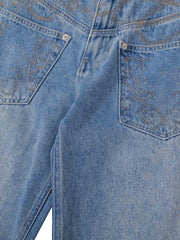 Washed Cleanfit  Barrel Jeans