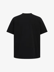 Retro Motorcycle Pleated Patch T-shirt